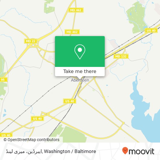 ایبرڈین، میری لینڈ map