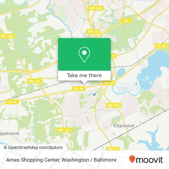 Mapa de Ames Shopping Center