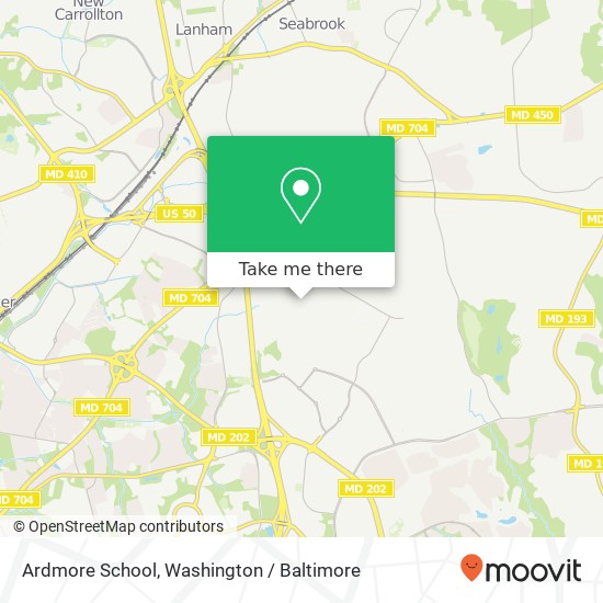 Ardmore School map