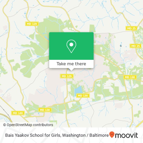 Bais Yaakov School for Girls map