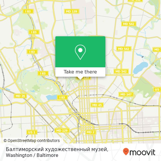 Балтиморский художественный музей map