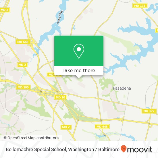 Mapa de Bellomachre Special School