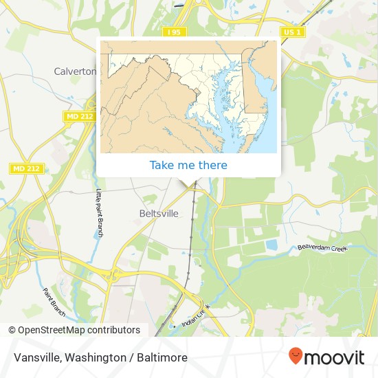 Mapa de Vansville