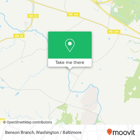 Mapa de Benson Branch