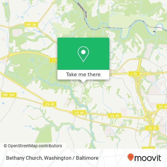 Mapa de Bethany Church