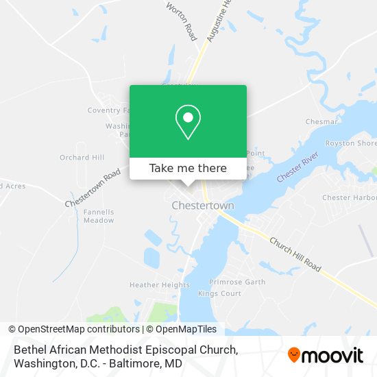 Mapa de Bethel African Methodist Episcopal Church