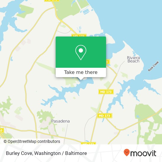 Mapa de Burley Cove