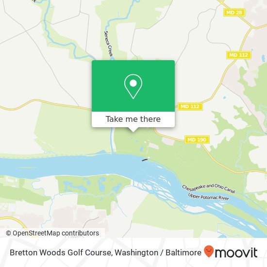 Mapa de Bretton Woods Golf Course