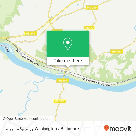 برانزویک، مریلند map