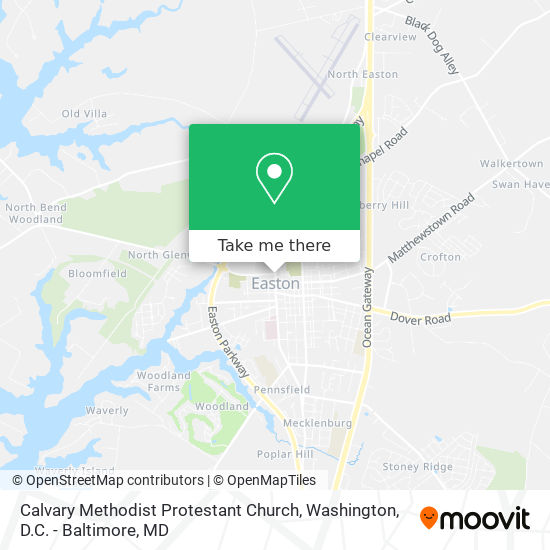 Calvary Methodist Protestant Church map