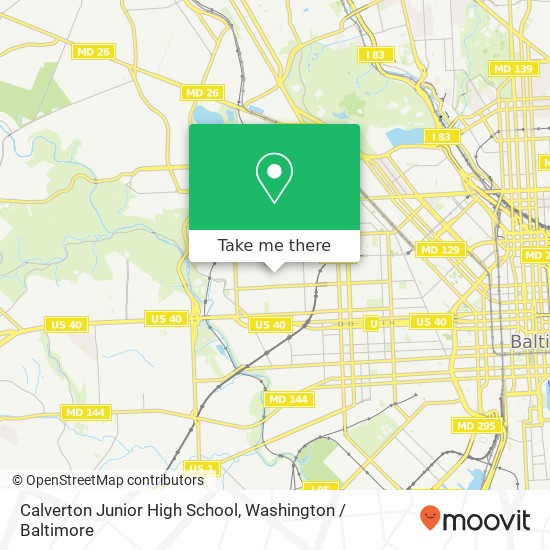 Mapa de Calverton Junior High School