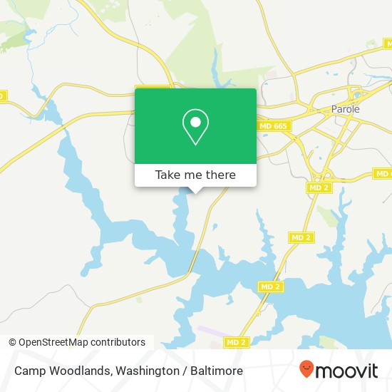 Mapa de Camp Woodlands