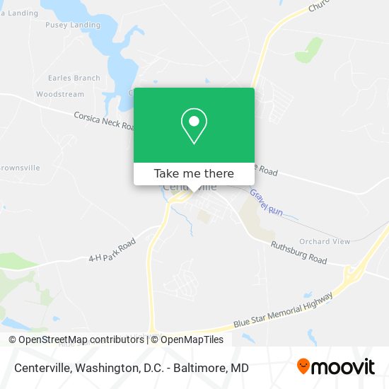 Centerville map