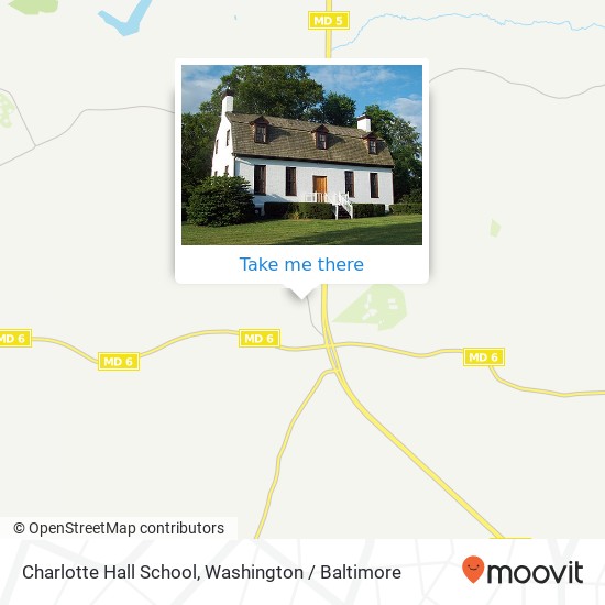 Charlotte Hall School map