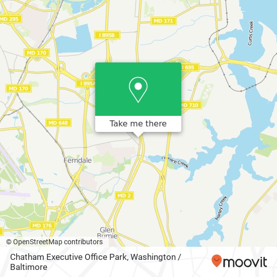 Mapa de Chatham Executive Office Park