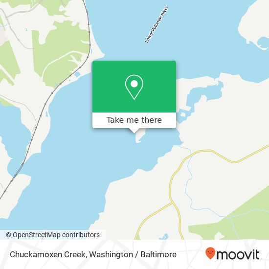 Mapa de Chuckamoxen Creek