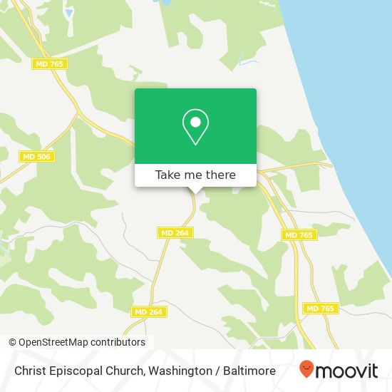 Christ Episcopal Church map