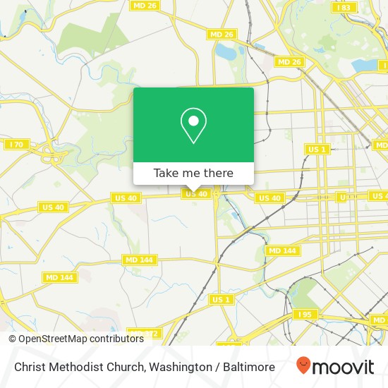 Mapa de Christ Methodist Church
