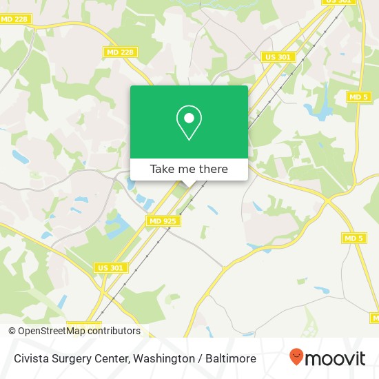 Civista Surgery Center map