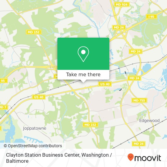 Mapa de Clayton Station Business Center