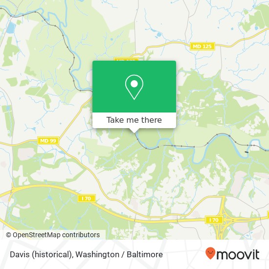 Davis (historical) map
