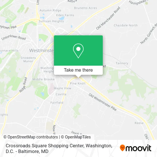 Crossroads Square Shopping Center map