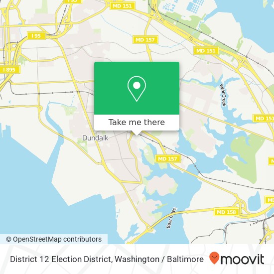 Mapa de District 12 Election District