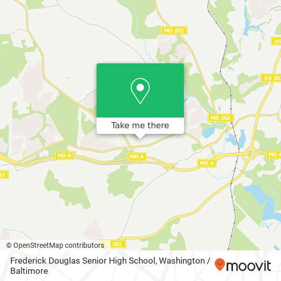 Mapa de Frederick Douglas Senior High School