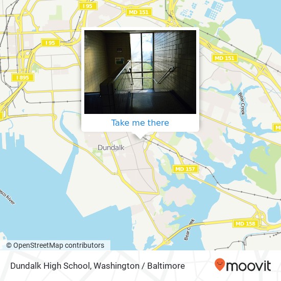 Mapa de Dundalk High School