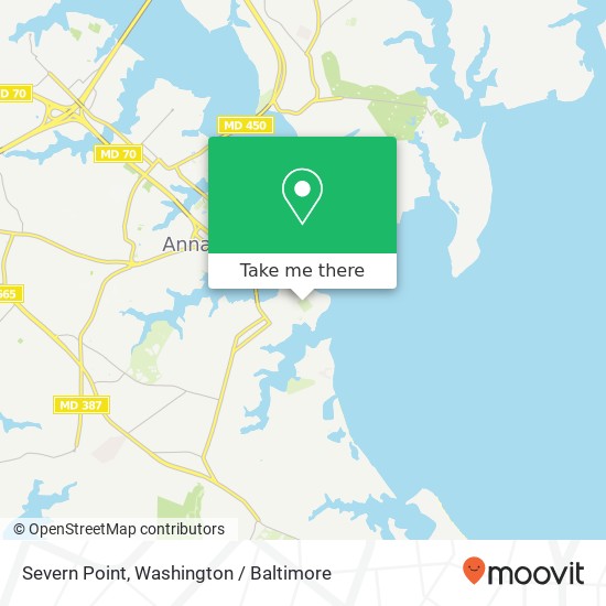 Mapa de Severn Point
