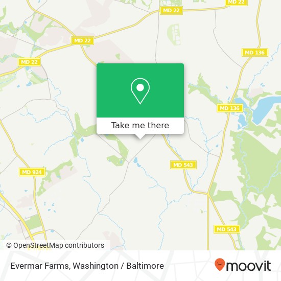 Mapa de Evermar Farms