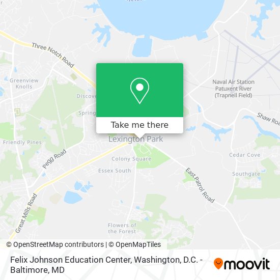 Felix Johnson Education Center map