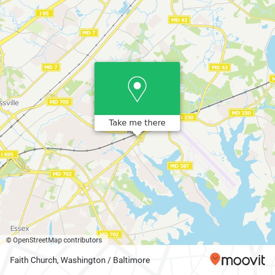 Mapa de Faith Church