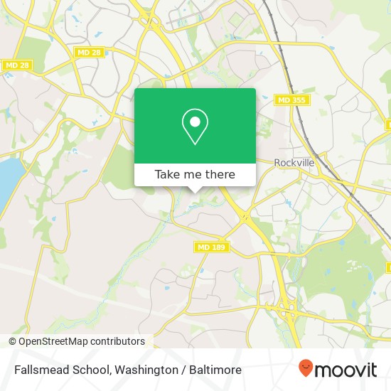 Fallsmead School map
