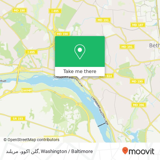 گلن اکوو، مریلند map