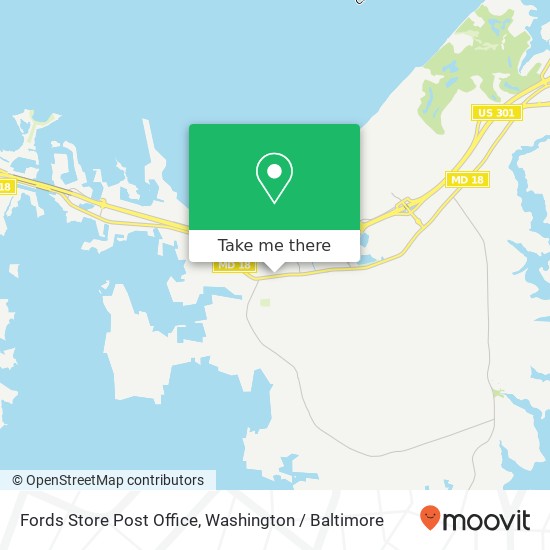 Mapa de Fords Store Post Office