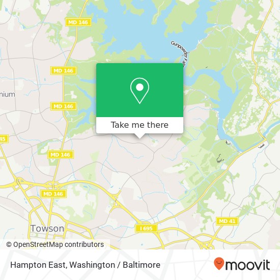 Hampton East map