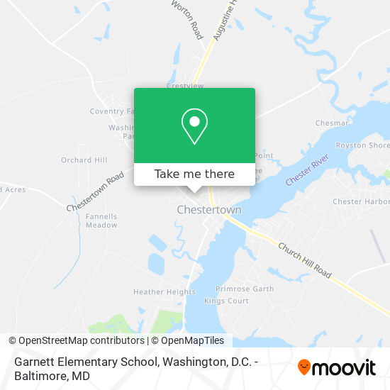 Mapa de Garnett Elementary School