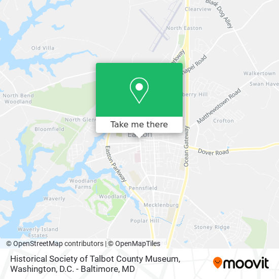 Mapa de Historical Society of Talbot County Museum