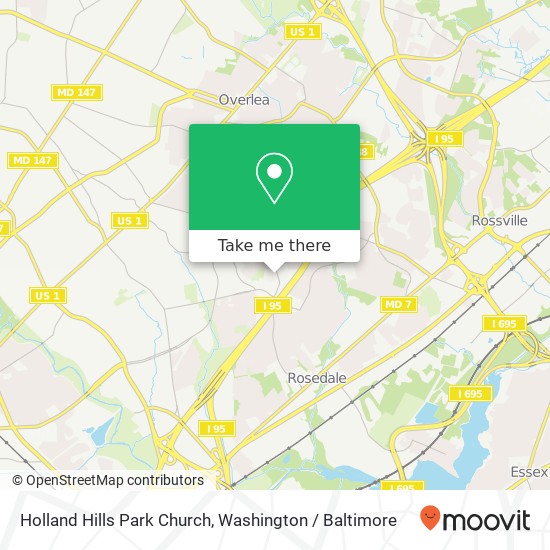 Mapa de Holland Hills Park Church