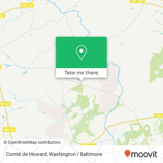 Mapa de Comté de Howard