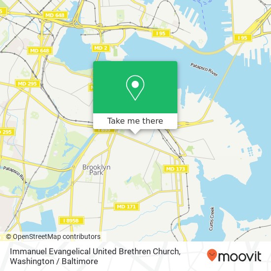 Mapa de Immanuel Evangelical United Brethren Church