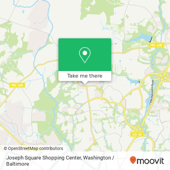 Joseph Square Shopping Center map