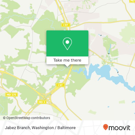 Mapa de Jabez Branch