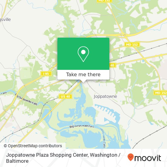 Joppatowne Plaza Shopping Center map