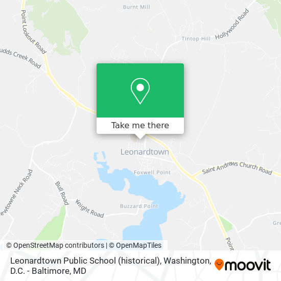 Mapa de Leonardtown Public School (historical)