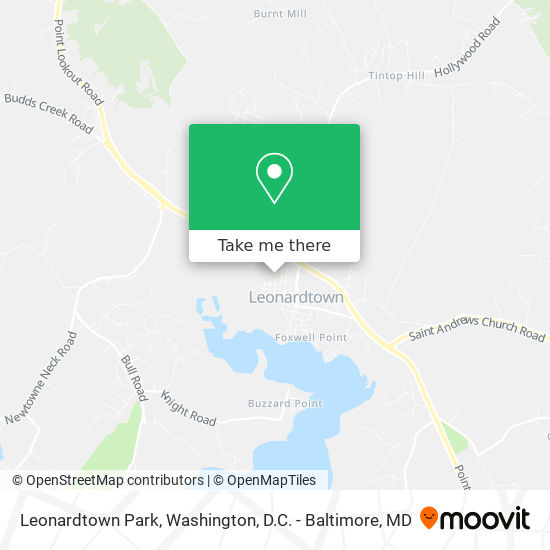 Mapa de Leonardtown Park