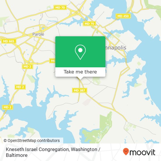 Mapa de Kneseth Israel Congregation