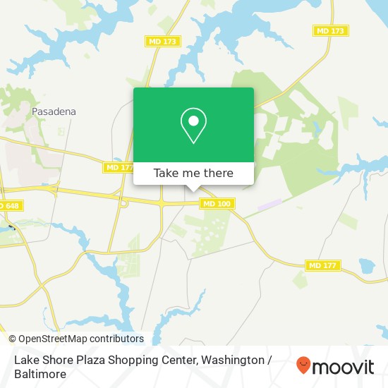 Mapa de Lake Shore Plaza Shopping Center