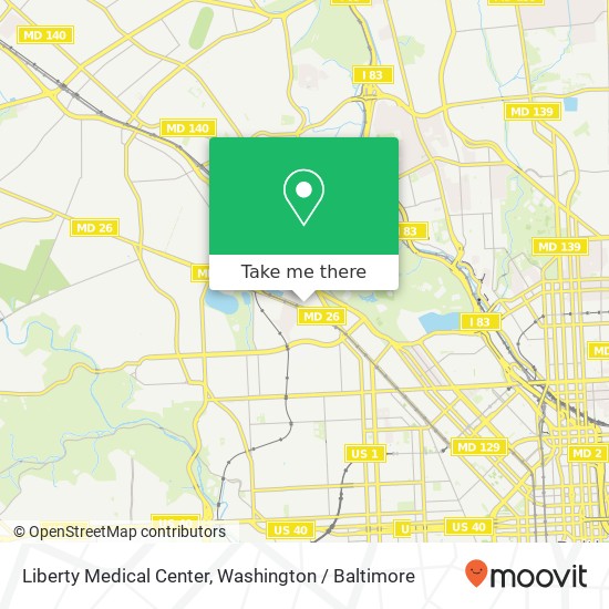 Liberty Medical Center map